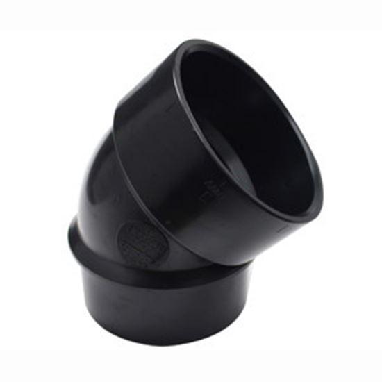 3" X 45 DEGREE ABS FITTING ELBOW