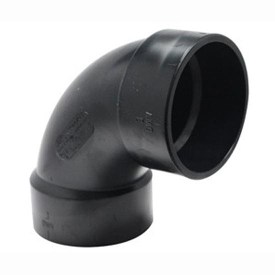 3" X 90 DEGREE ABS LONG RADIUS ELBOW