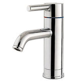 Load image into Gallery viewer, Pfister LG42NC00 Contempra Metal 1 Lever Handle 1 or 3-Hole Deck Mount Lavatory Faucet, 1/2 in. NPSM, 1.2 gpm, Polished Chrome