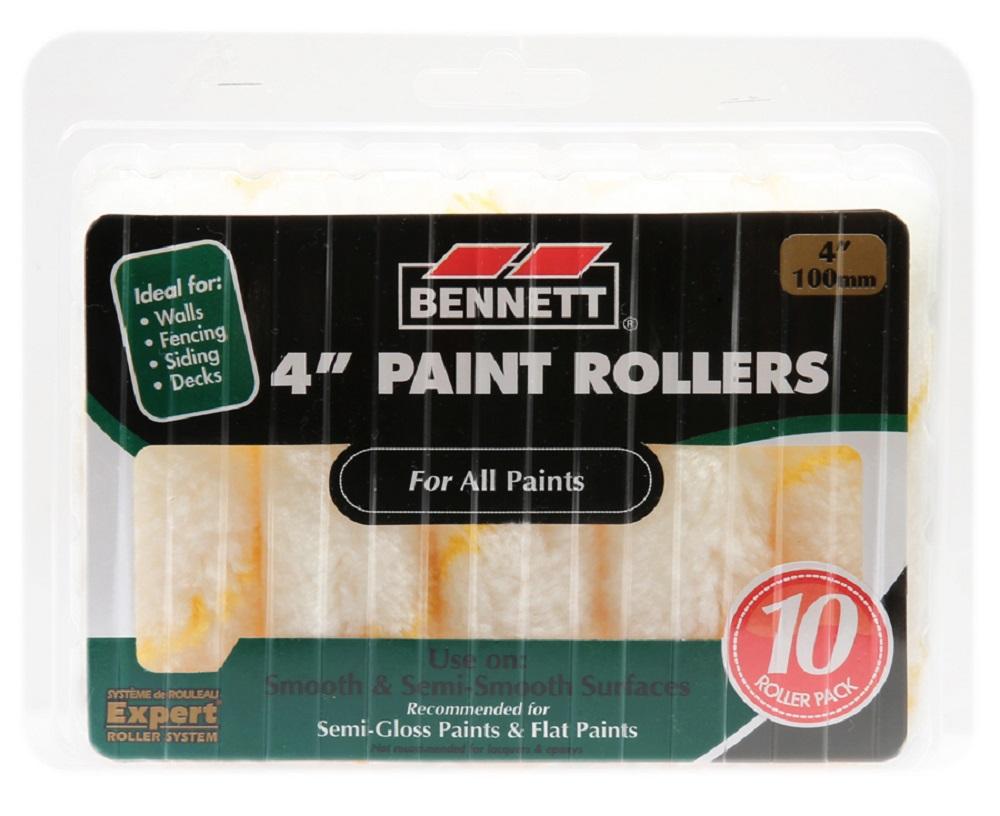 4" Paint Rollers YS - 4" 100mm - 10 Pack