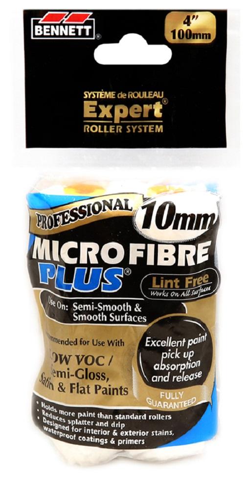 10mm Micro Fiber Plus Pro Rollers - 4" 100mm