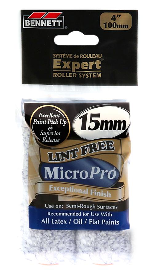 15mm Micro Pro Rollers - 4" 100mm