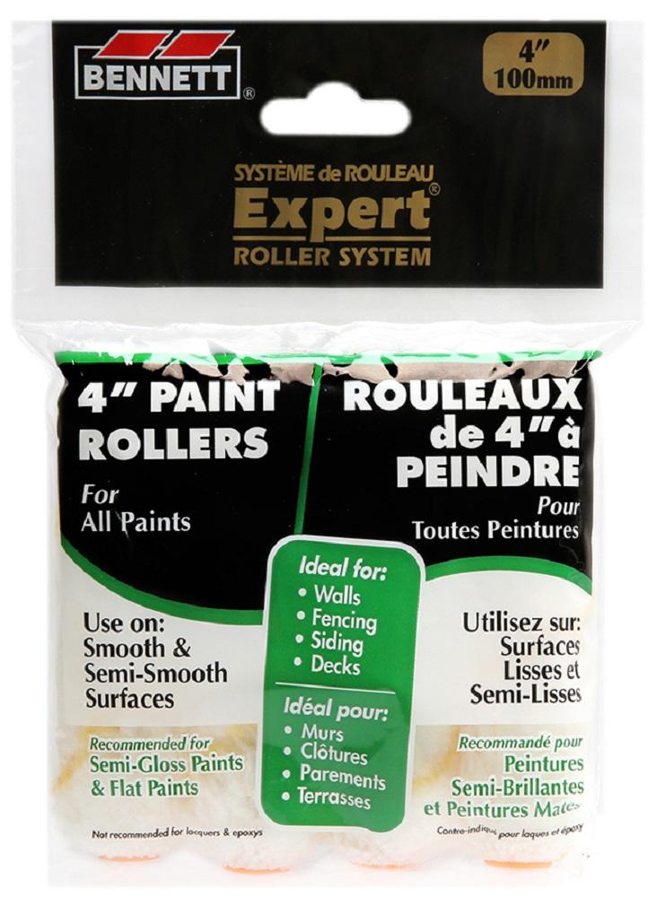 4" Paint Rollers YS - 4" 100mm - 4 Pack
