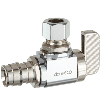 dahl 1/2″ F1960 x 3/8″ OD Comp, Angle Stop