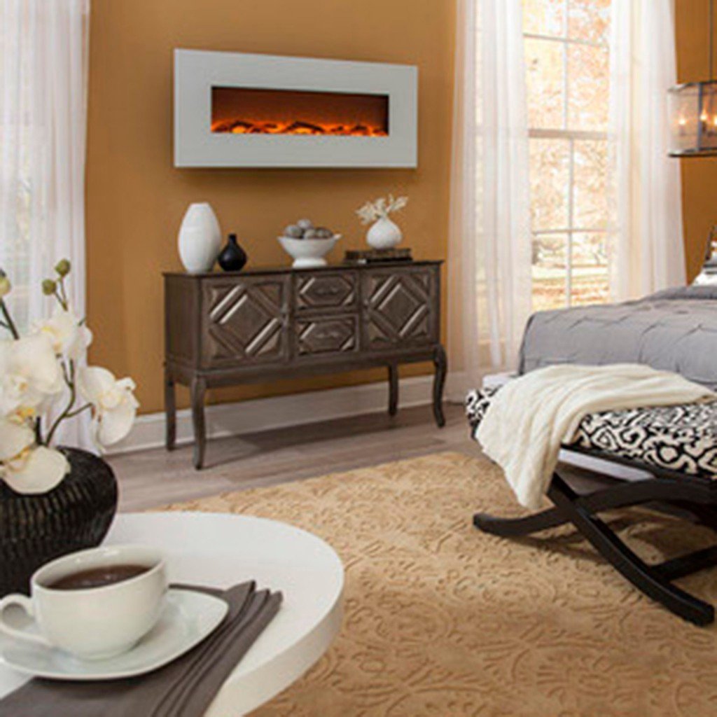 Ivory 80002 50" Wall Mounted Electric Fireplace