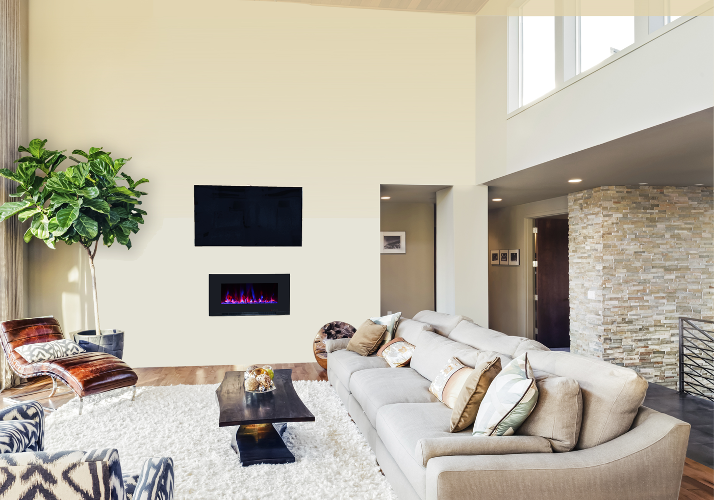 ValueLine 42 80030 42" Flush Mount Electric Fireplace