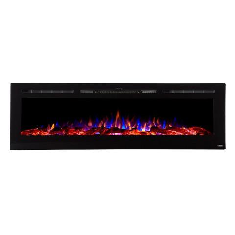 Sideline 72 80015 72" Recessed Electric Fireplace