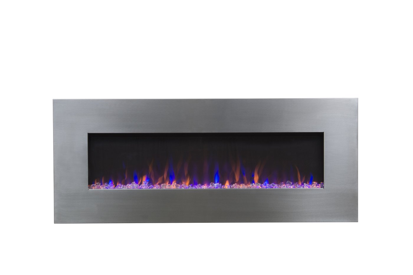 AudioFlare 80024 Stainless 50" Recessed Electric Fireplace