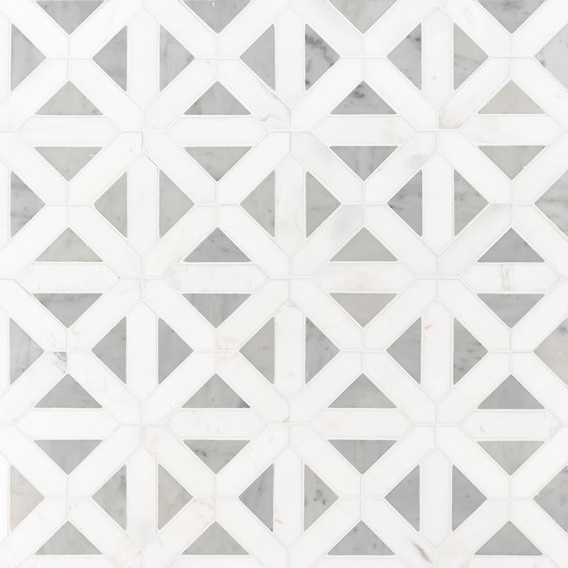 BIANCO DOLOMITE GEOMETRICA POLISHED