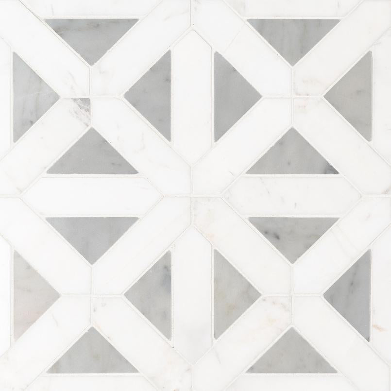 BIANCO DOLOMITE GEOMETRICA POLISHED