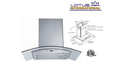 LTS-02G-36 - Wall Mounted Hood Fan