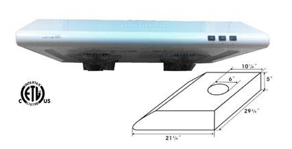 LTS-EC-W - Wall Mounted Hood Fan
