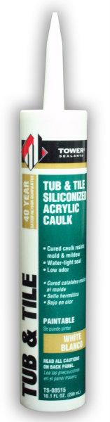 Tub & Tile Siliconized Acrylic Caulk